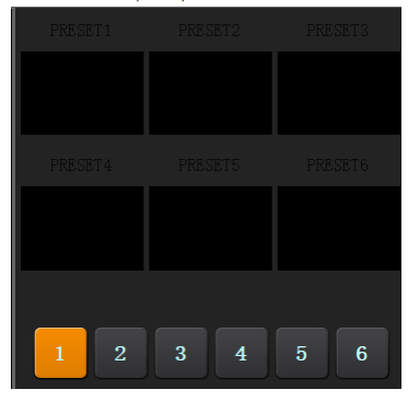 button to save the preset position
