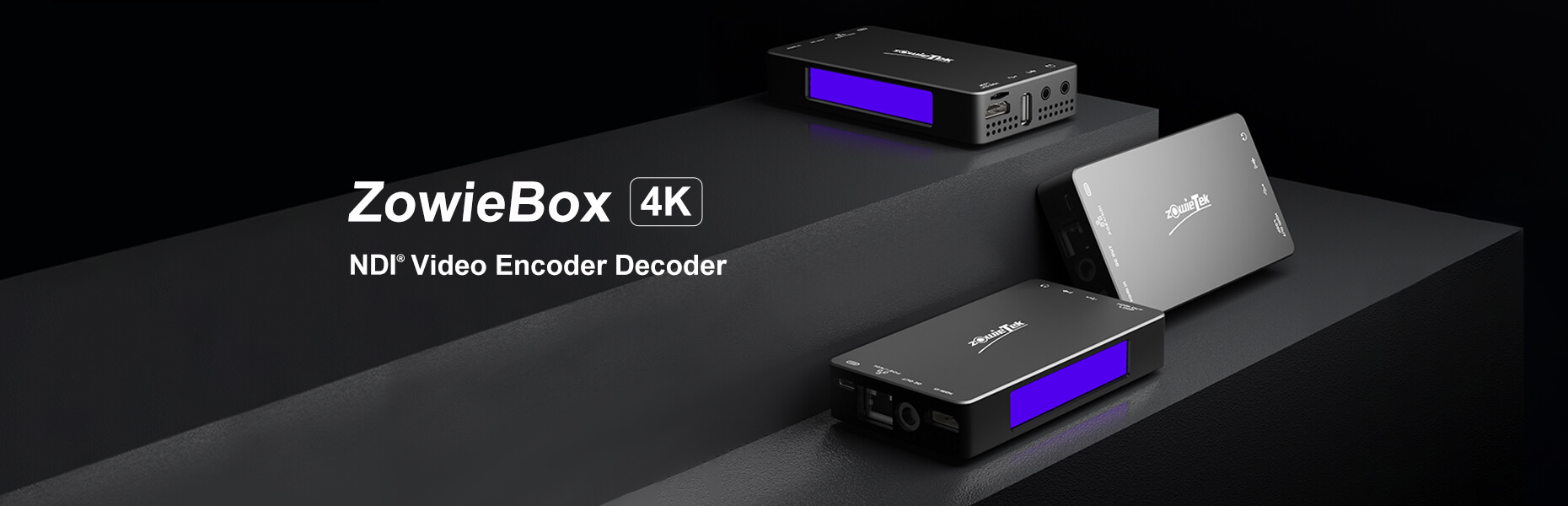 zowietek 4K NDI video encoder decoder features
