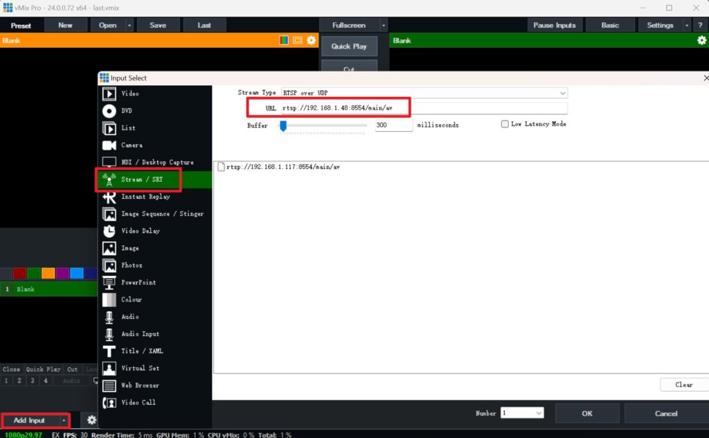 Setting an audio or video delay on your vMix Inputs. Sync up your live  production! 